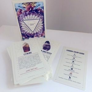 Lavish Earth Crystal Affirmation Cards